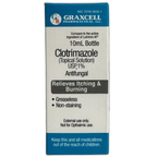 Clotrimazole 1% Antifungal Topical Solution for Athlete's Foot, 0.33 Fluid Ounce Liquid
