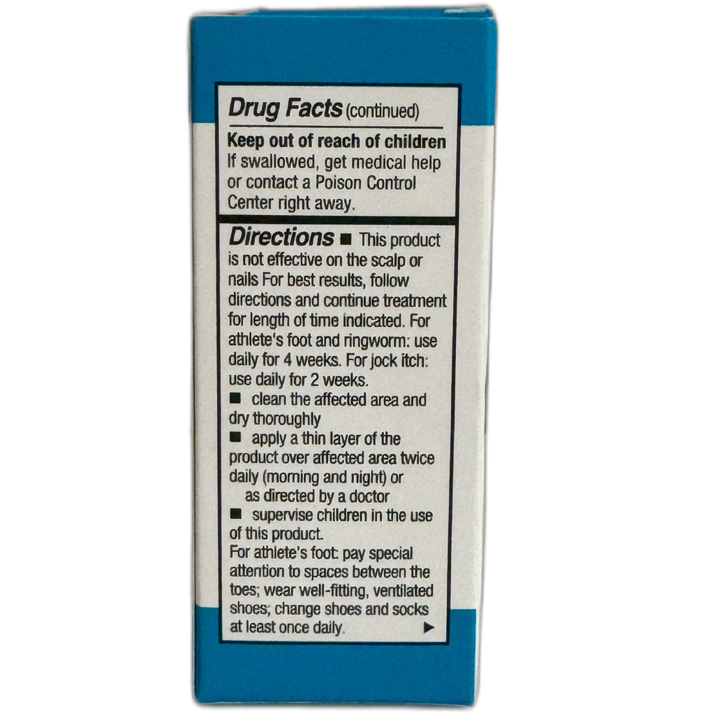 Clotrimazole 1% Antifungal Topical Solution for Athlete's Foot, 0.33 Fluid Ounce Liquid